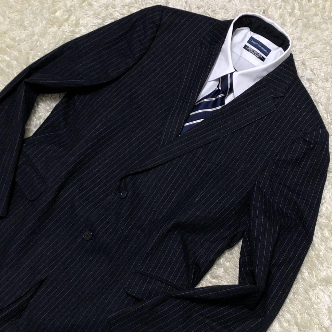 【極美品】ARMANI COLLEZIONI セットアップ スーツ ストライプ