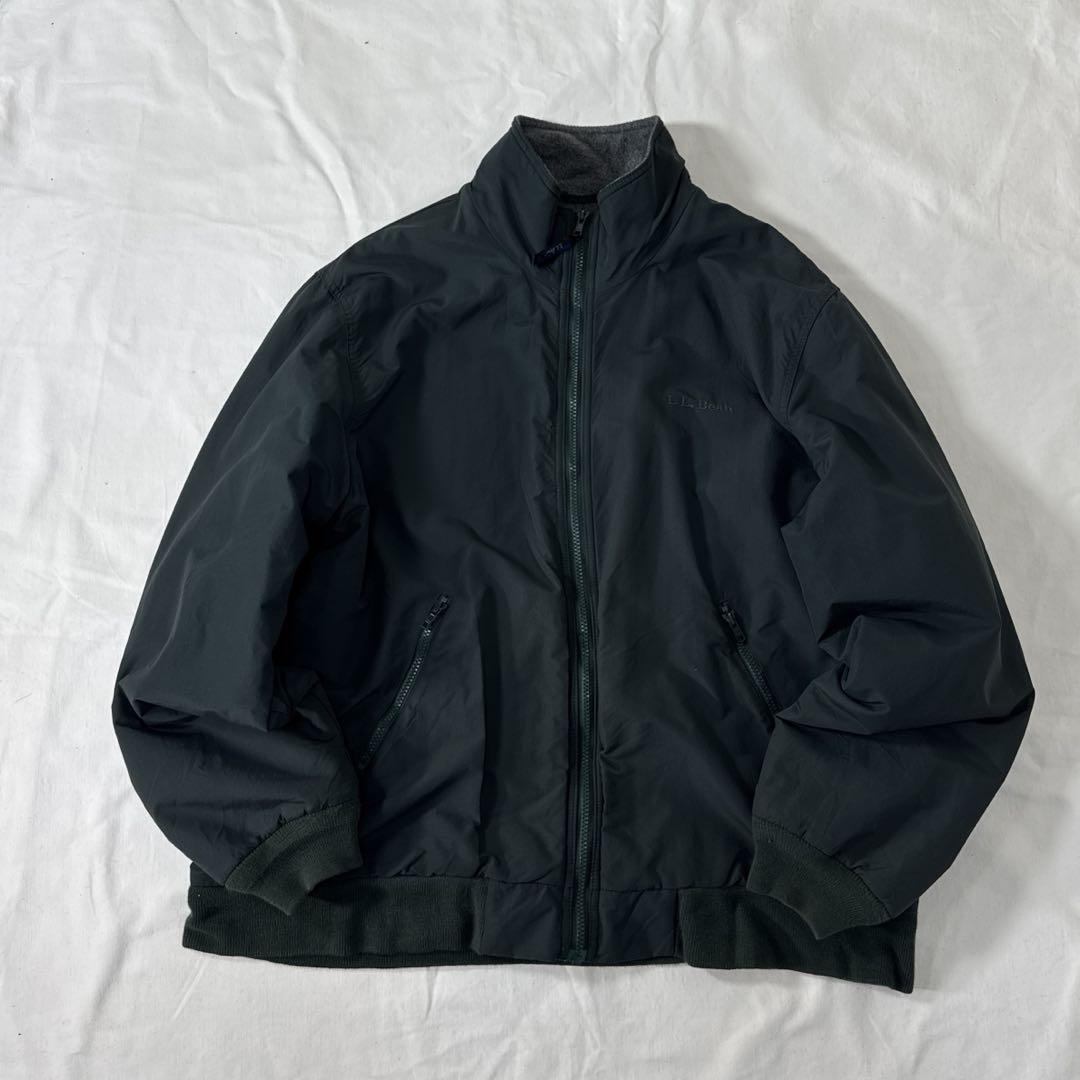 XL 90s L.L Bean Warm-up Jacket グリーン