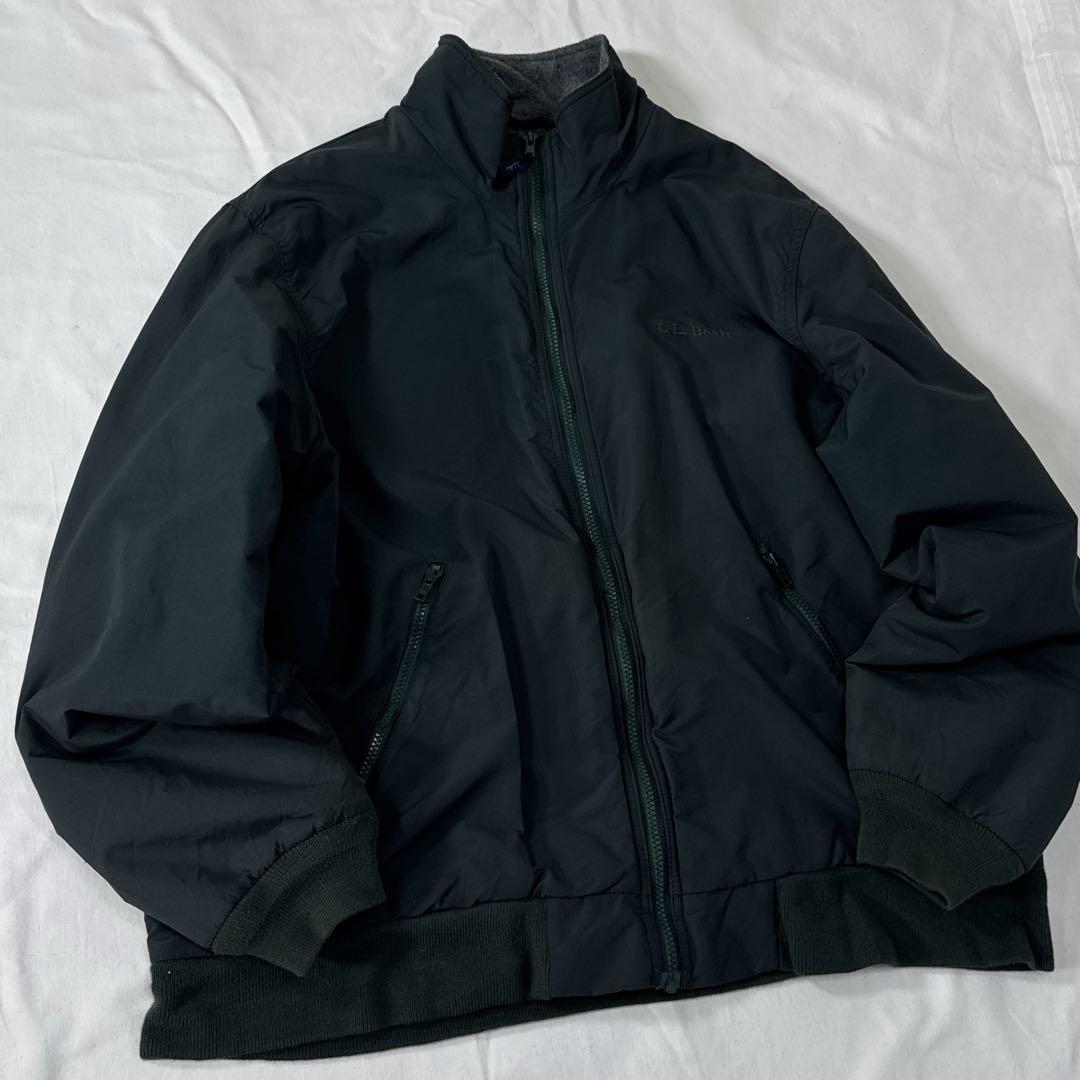 XL 90s L.L Bean Warm-up Jacket グリーン