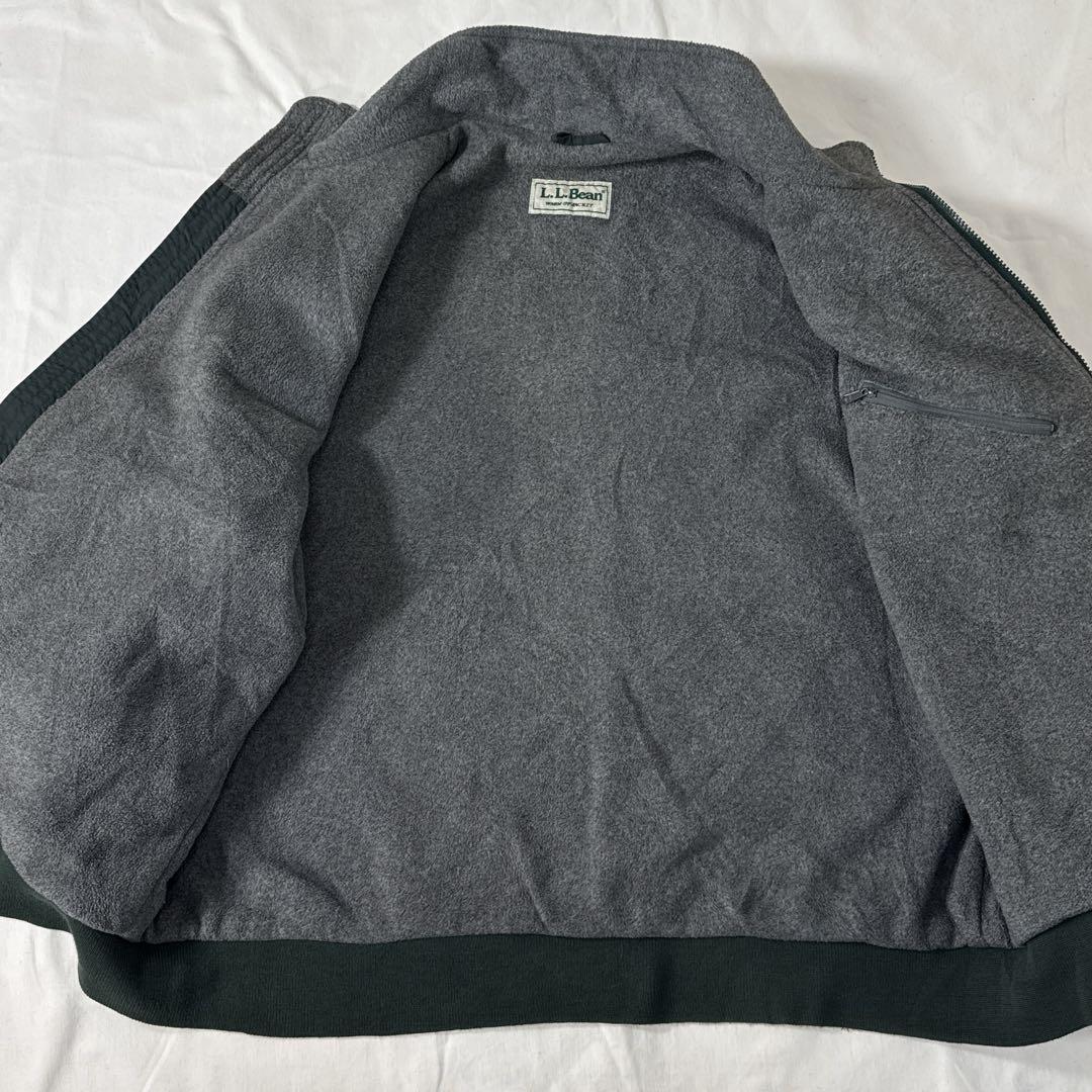 XL 90s L.L Bean Warm-up Jacket グリーン