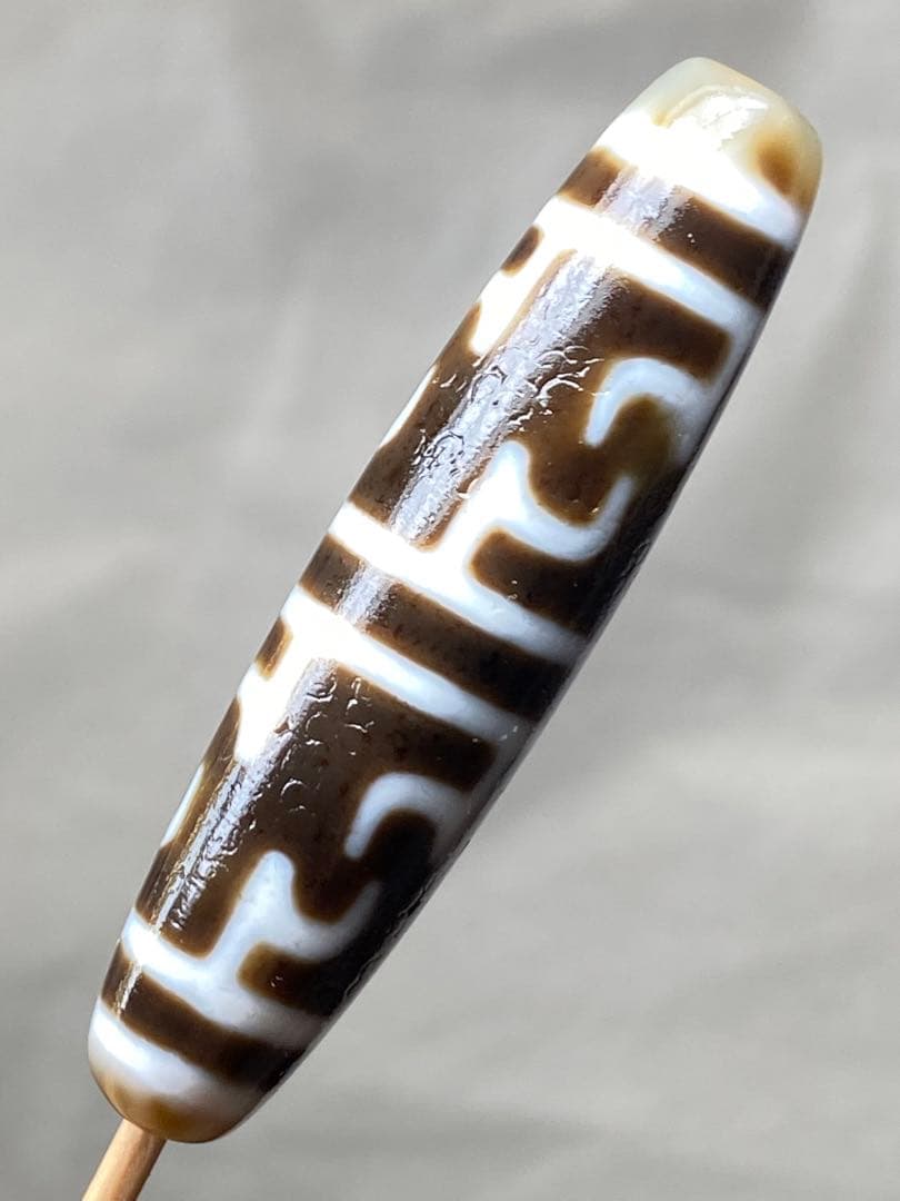 蓮師法器天珠 54.4㍉老鉱天珠