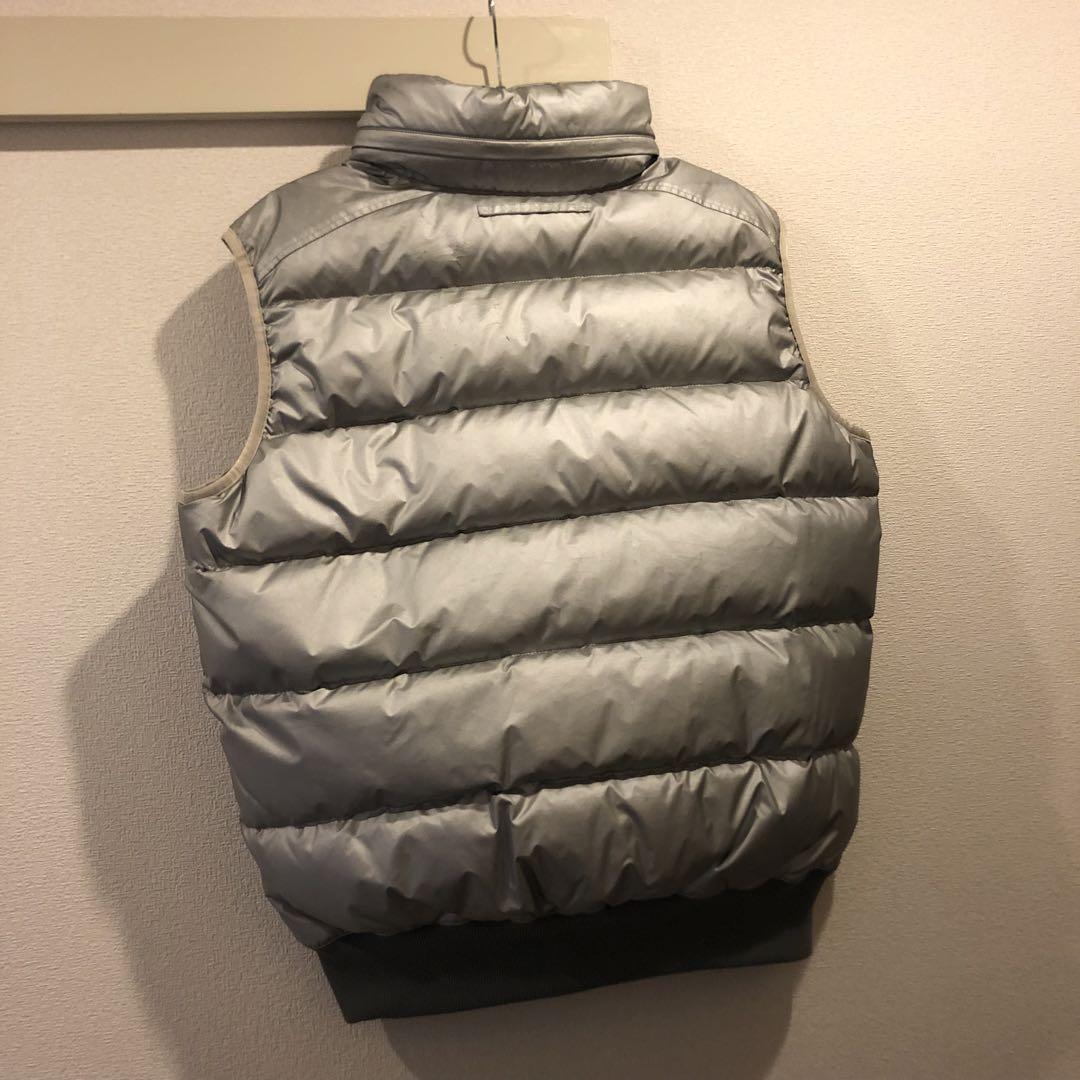 Y-3 シルバー ダウンベスト