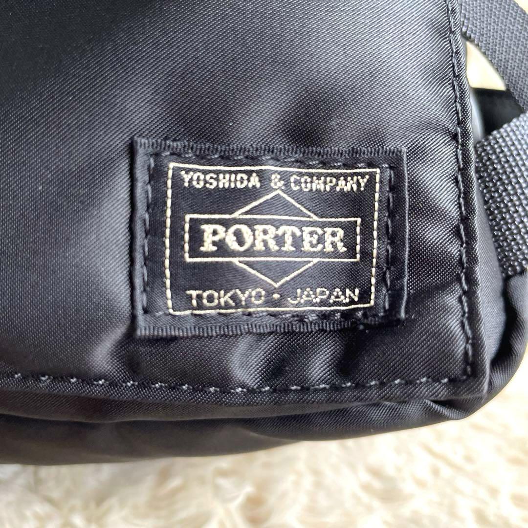 未使用級　廃盤　PORTER タンカー ボディバッグ ブラック 2way 超未使用級 極美品 PORTER ポータータンカー ウエストバッグ
