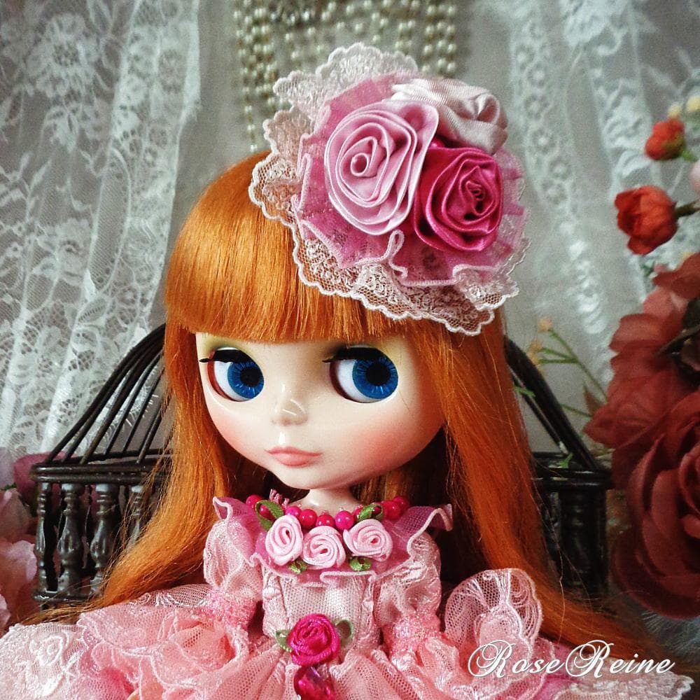 ロリータロマンス 麗しのパール付きミルフィーユチュールのフリルドレス