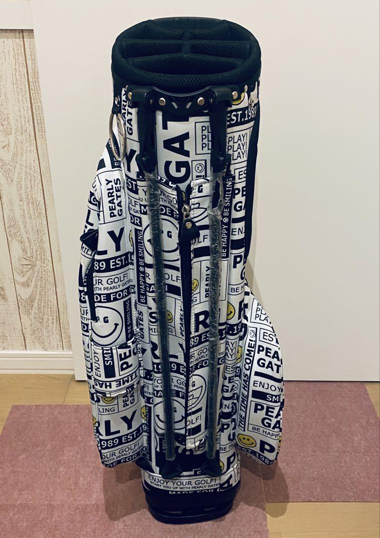美品 限定品 パーリーゲイツ ニュースペーパー柄 スタンド
