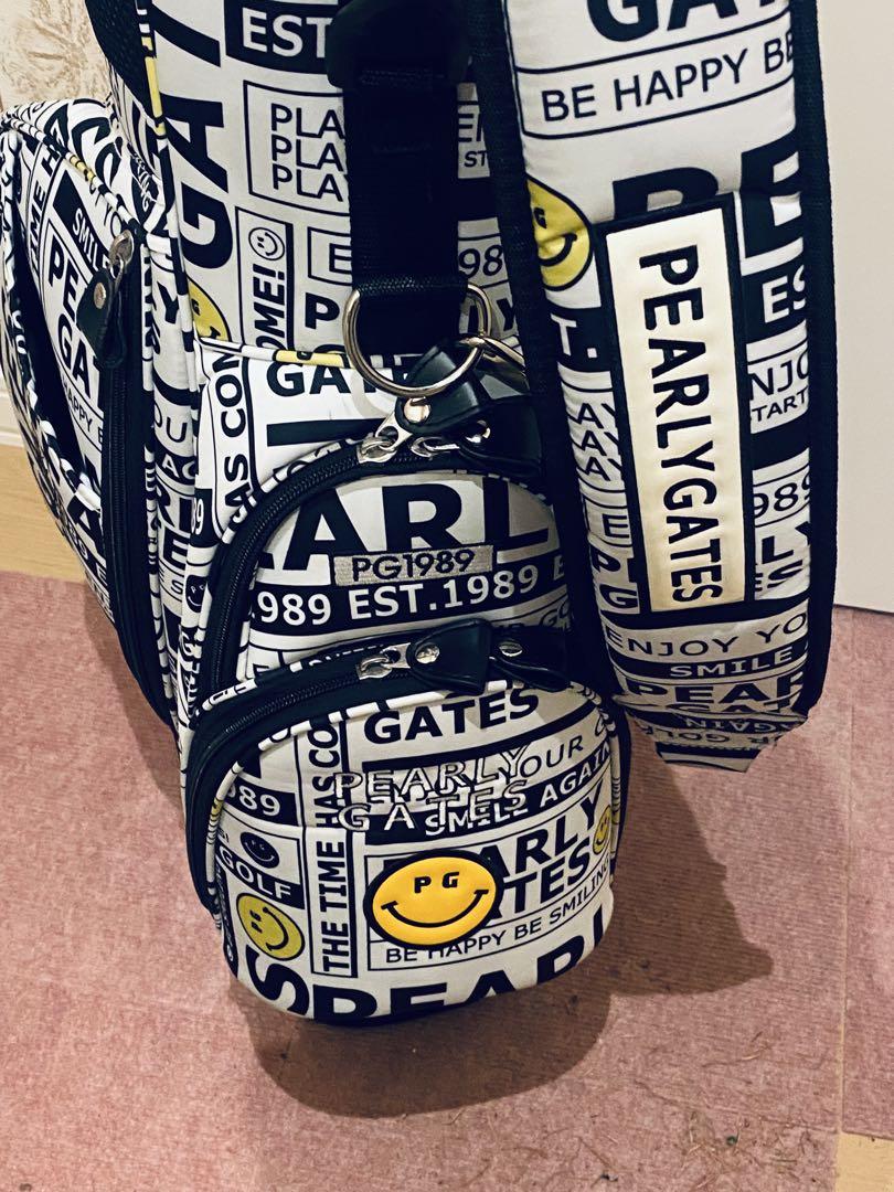 美品 限定品 パーリーゲイツ ニュースペーパー柄 スタンド