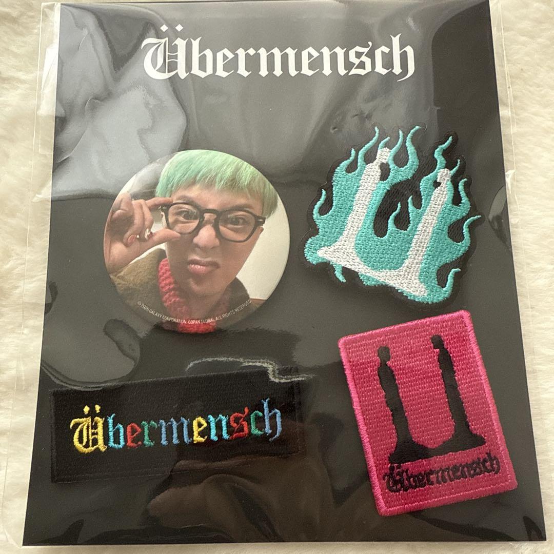 G-DRAGON Übermensch 缶バッジ&ワッペンセット