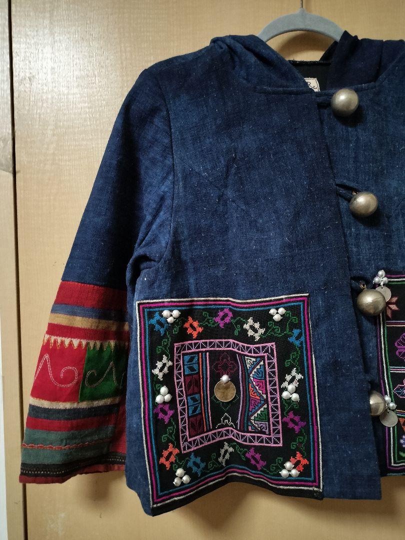エスニック モン族ジャケット 手刺繍 注文商品 新品 タイ製