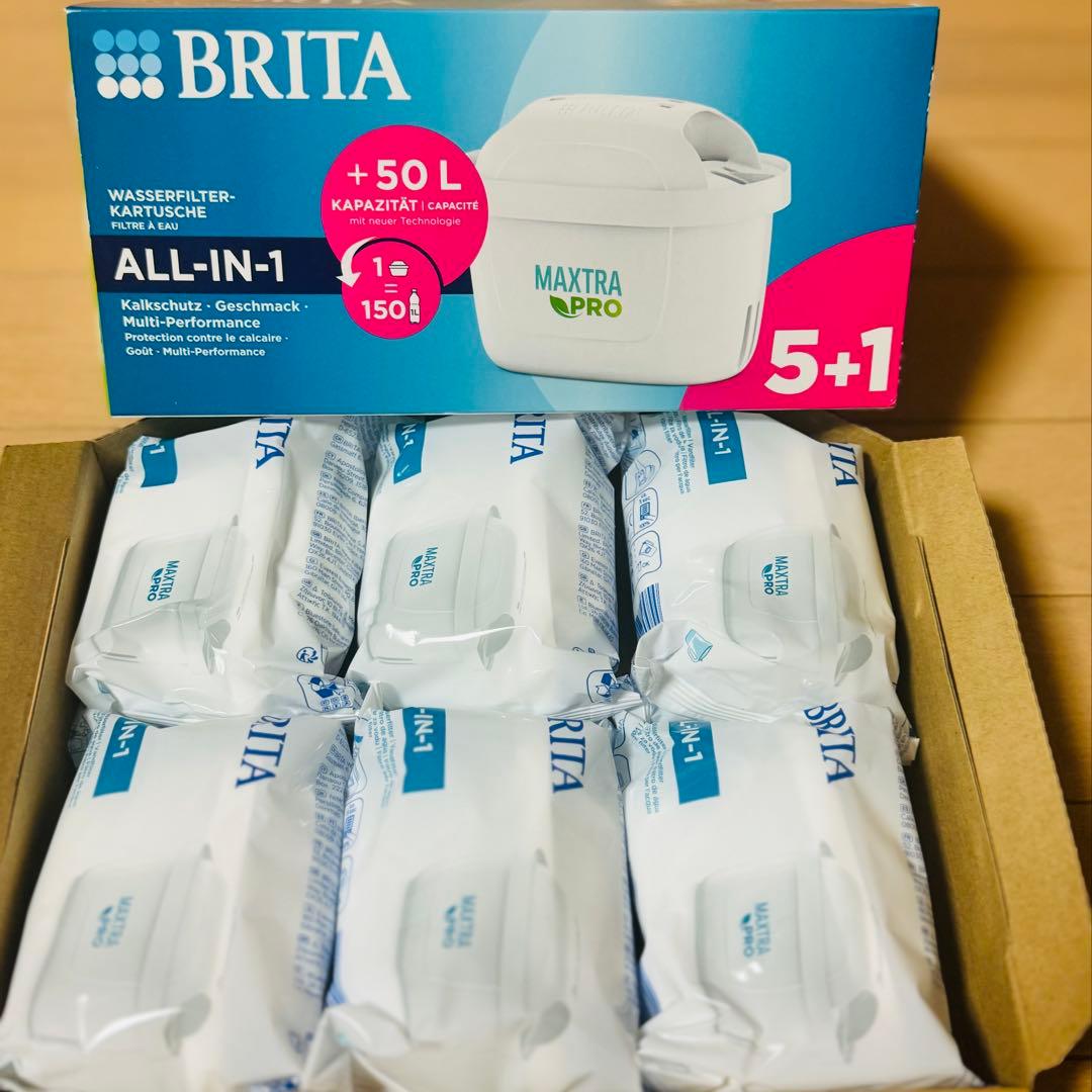 新品　6個 BRITA マクストラ プロ 交換用フィルター カートリッジ ブリタ