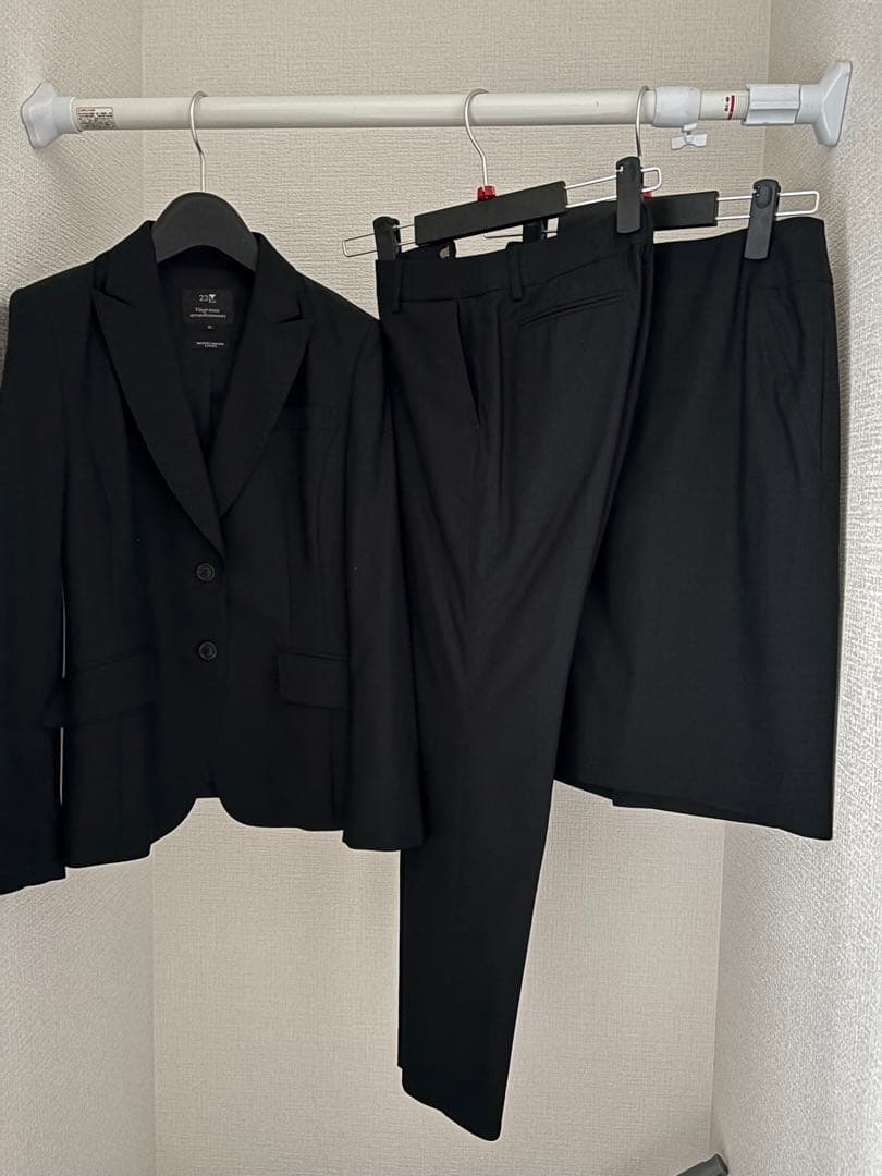 オンワード23区 ジャケット パンツ スカート セットアップ 5号サイズ32XS SS 23区