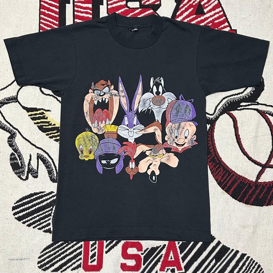 【希少】90s looney tunes warner bros Tシャツ