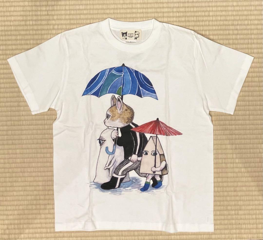 新将棋会館　ヒグチユウコ × 棋の音（きのね）コラボ　黒Tシャツ　XL ヒグチユウコ 将棋会館 棋の音 コラボグッズ Tシャツ（黒 / L）