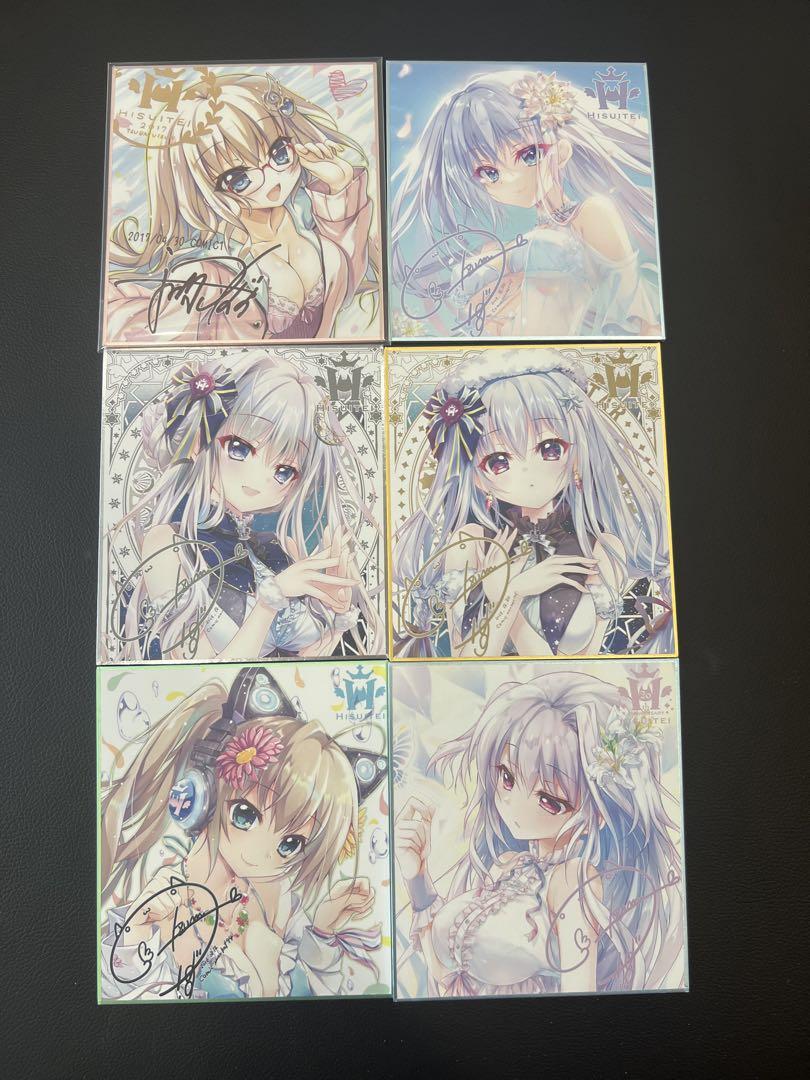 ぱれっと ミニ色紙 和泉つばす 翡翠亭 ぱれっとカフェ 9枚まとめ ぱれっと ミニ色紙 和泉つばす 翡翠亭 ぱれっとカフェ 6枚まとめ