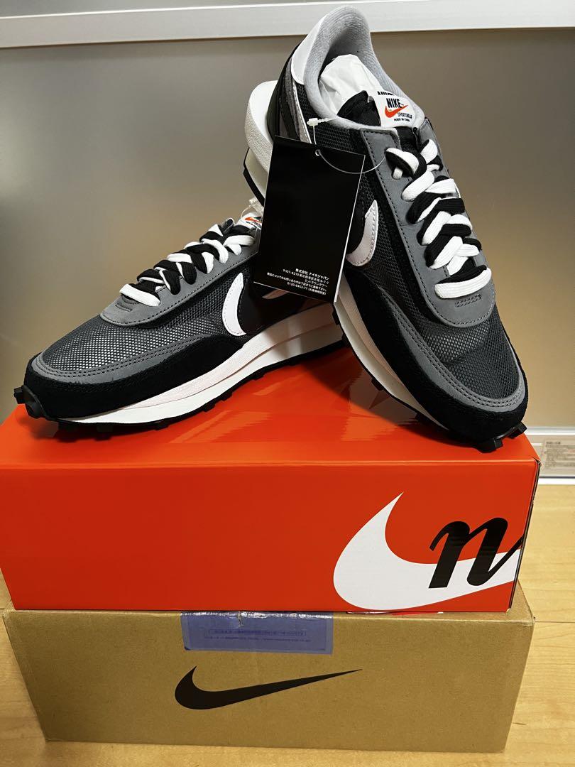 【新品／未使用】sacai × Nike LD Waffle \"Black\"