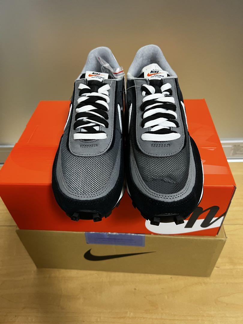 【新品／未使用】sacai × Nike LD Waffle \"Black\"