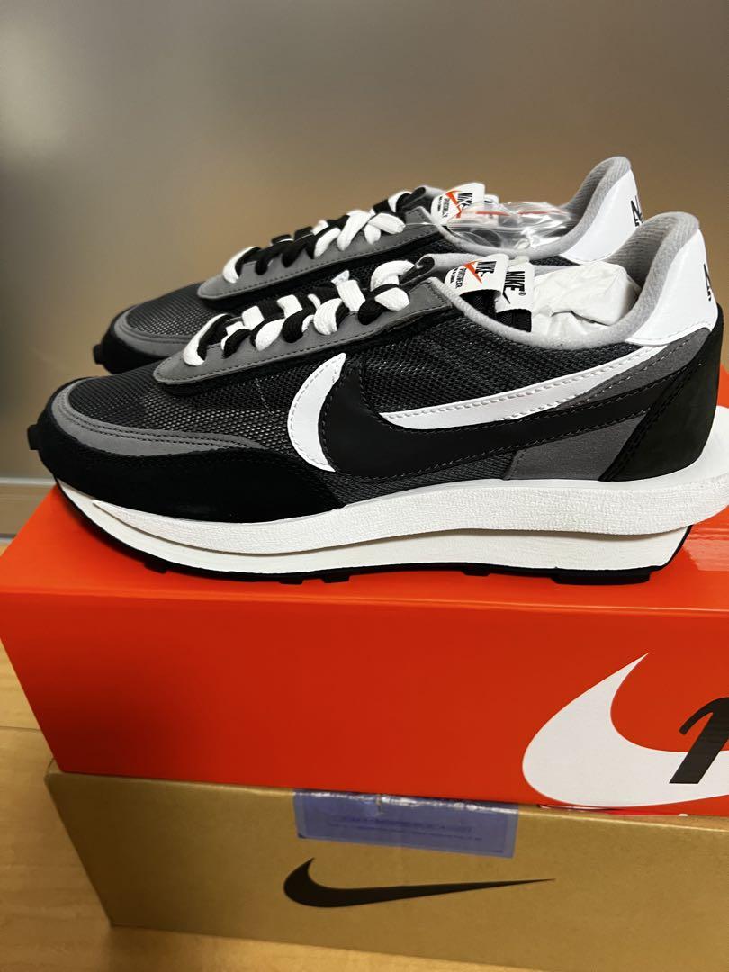 【新品／未使用】sacai × Nike LD Waffle \"Black\"