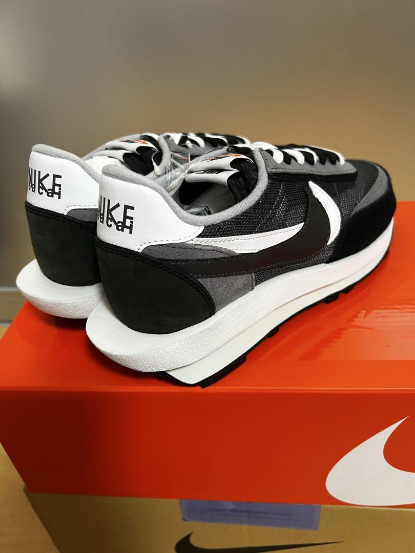 【新品／未使用】sacai × Nike LD Waffle \"Black\"