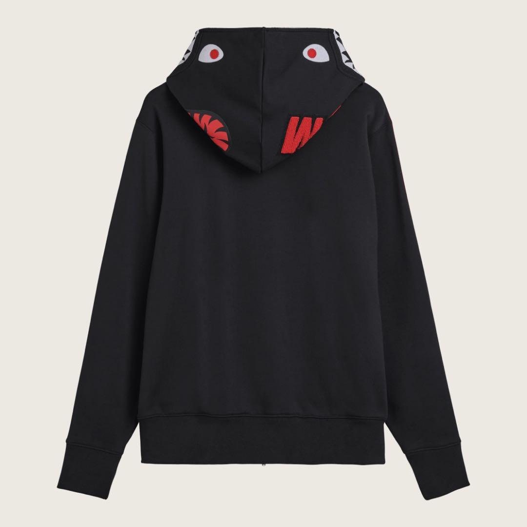 Adidas x BAPE Shark Hoodie Mサイズ　ステッカー付き