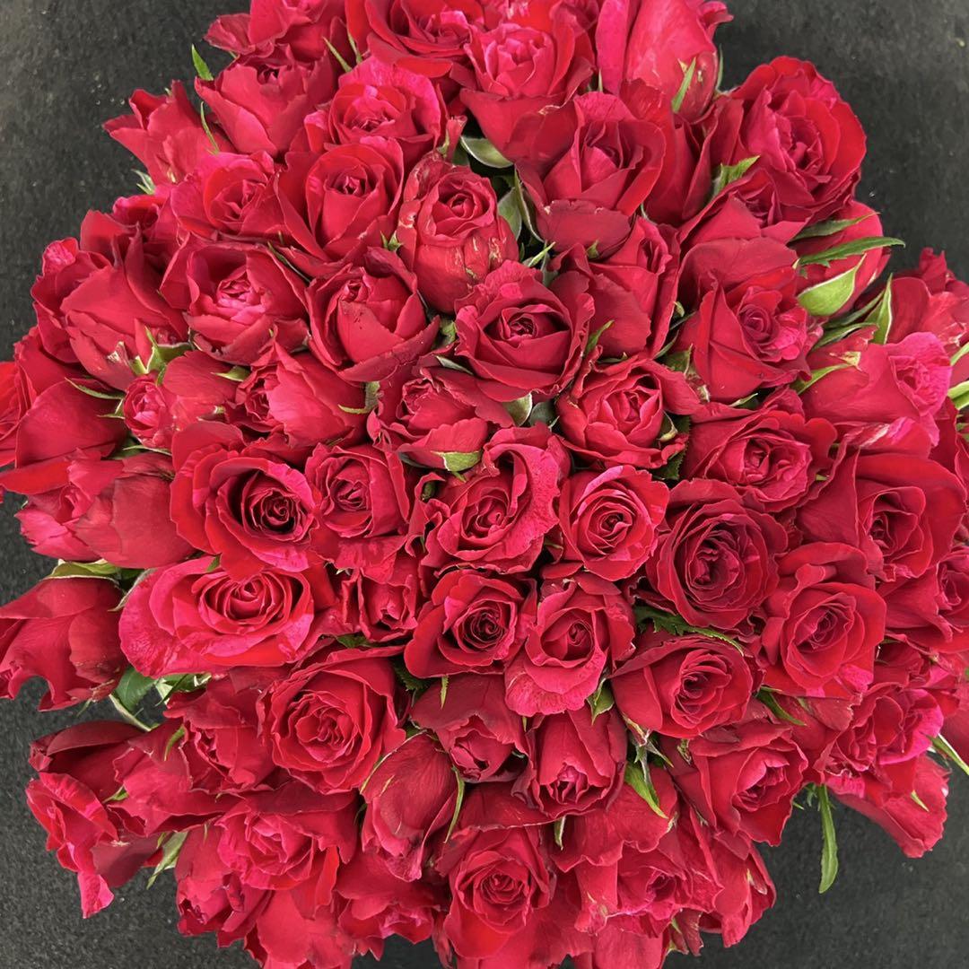 ＊赤バラの花束＊　30㎝ ✖️60本　ラッピング込み　還暦・プロポーズ・誕生日など 赤バラの花束＊ 30㎝ ✖️60本 ラッピング込み 還暦・プロポーズ
