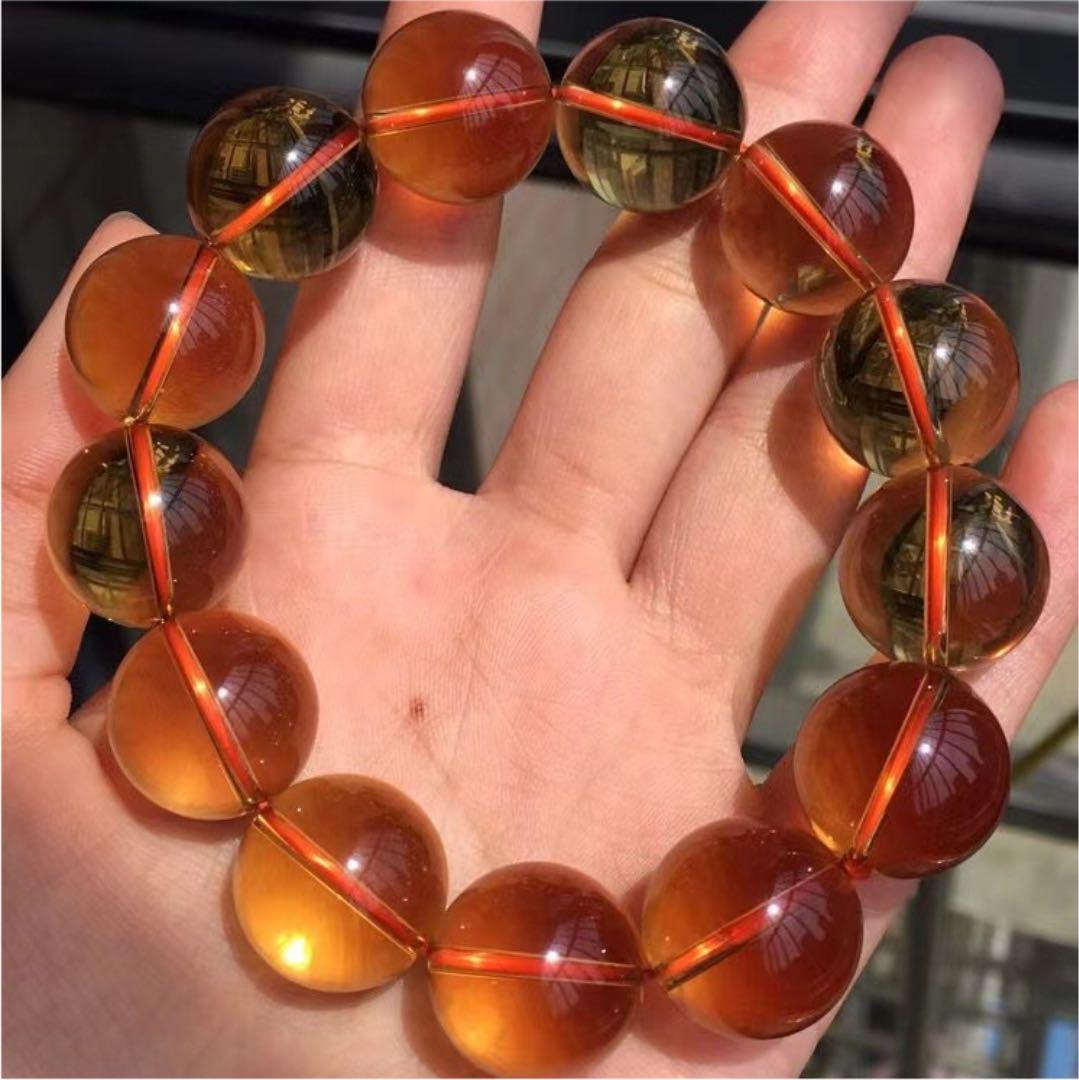 印象のデザイン ⭐︎【天然】シトリン 17mm ブレスレット