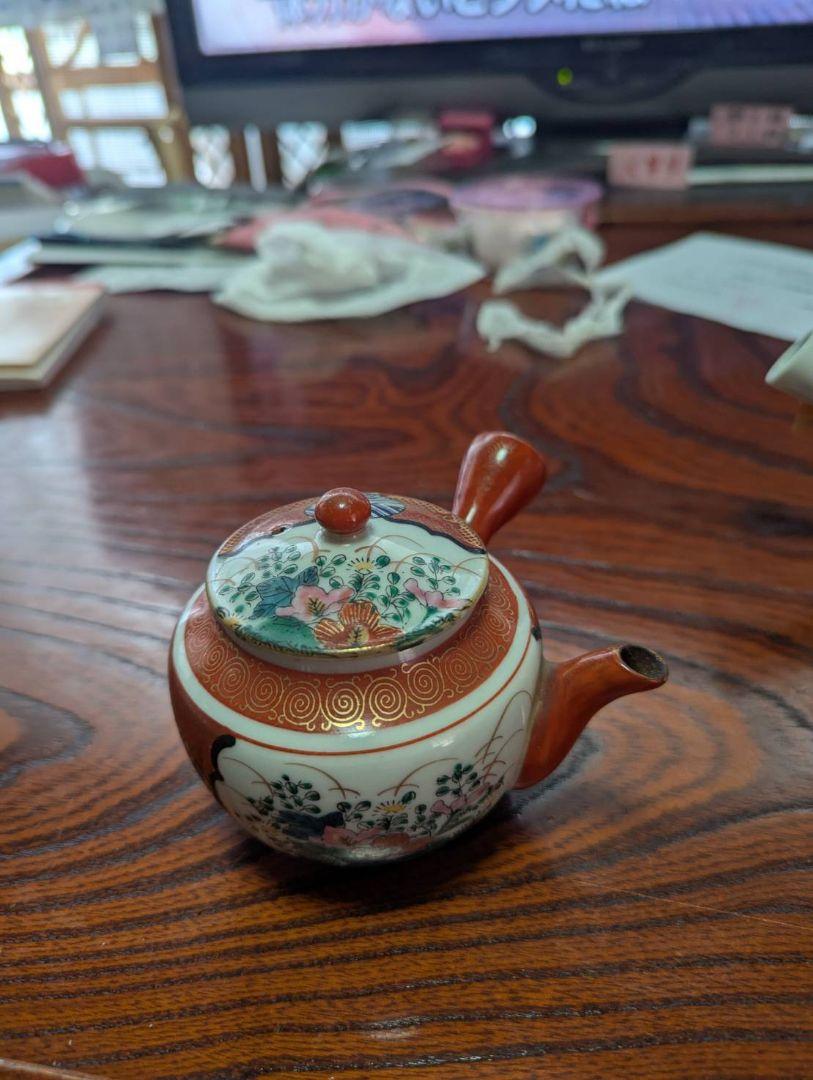 382 煎茶器、急須、久谷庄三作