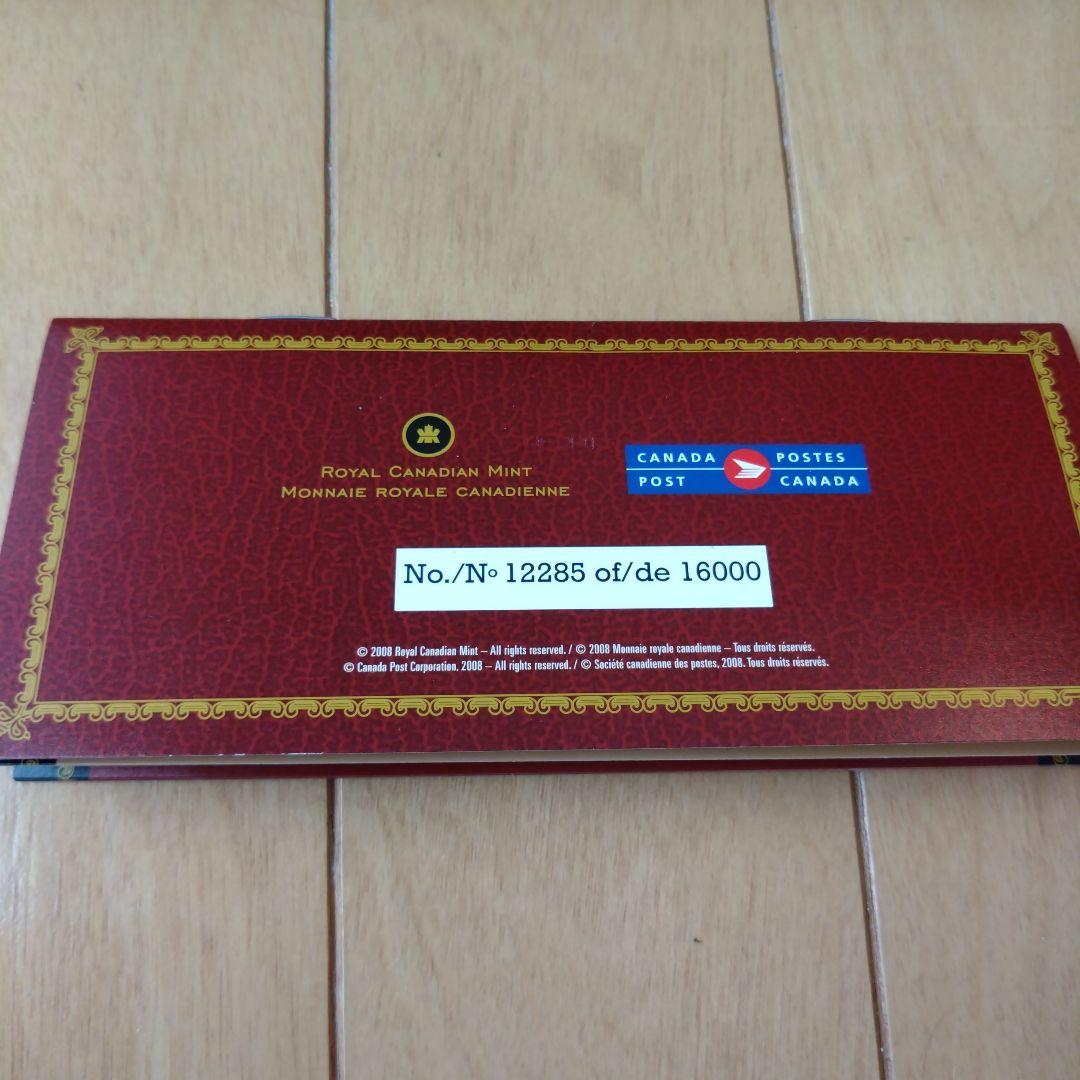 【貴重】 2008ロイヤルカナダ造幣局限定版100周年記念コイン&スタンプセット
