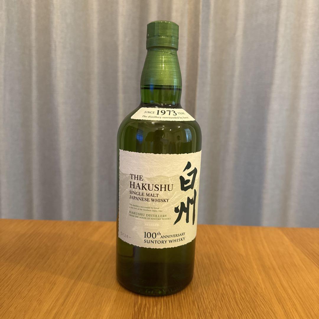 白州 シングルモルトウイスキー 100周年記念 700ml Amazon.co.jp: 白州 100周年 ギフト カートン付 700ml : 食品