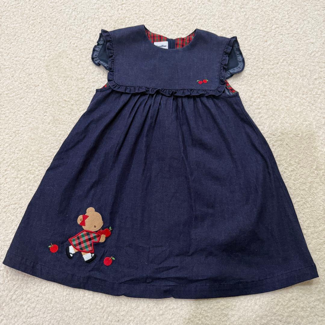 ファミリア セーラーワンピース 90