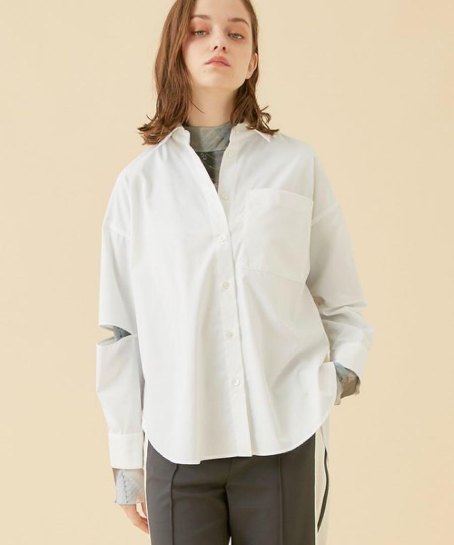 新品A + TOKYO スリットデザインシャツ