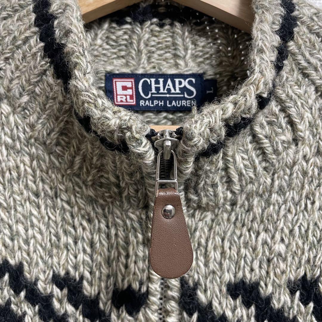 美品　CHAPS RALPH LAUREN カウチンニットセーターノルディック