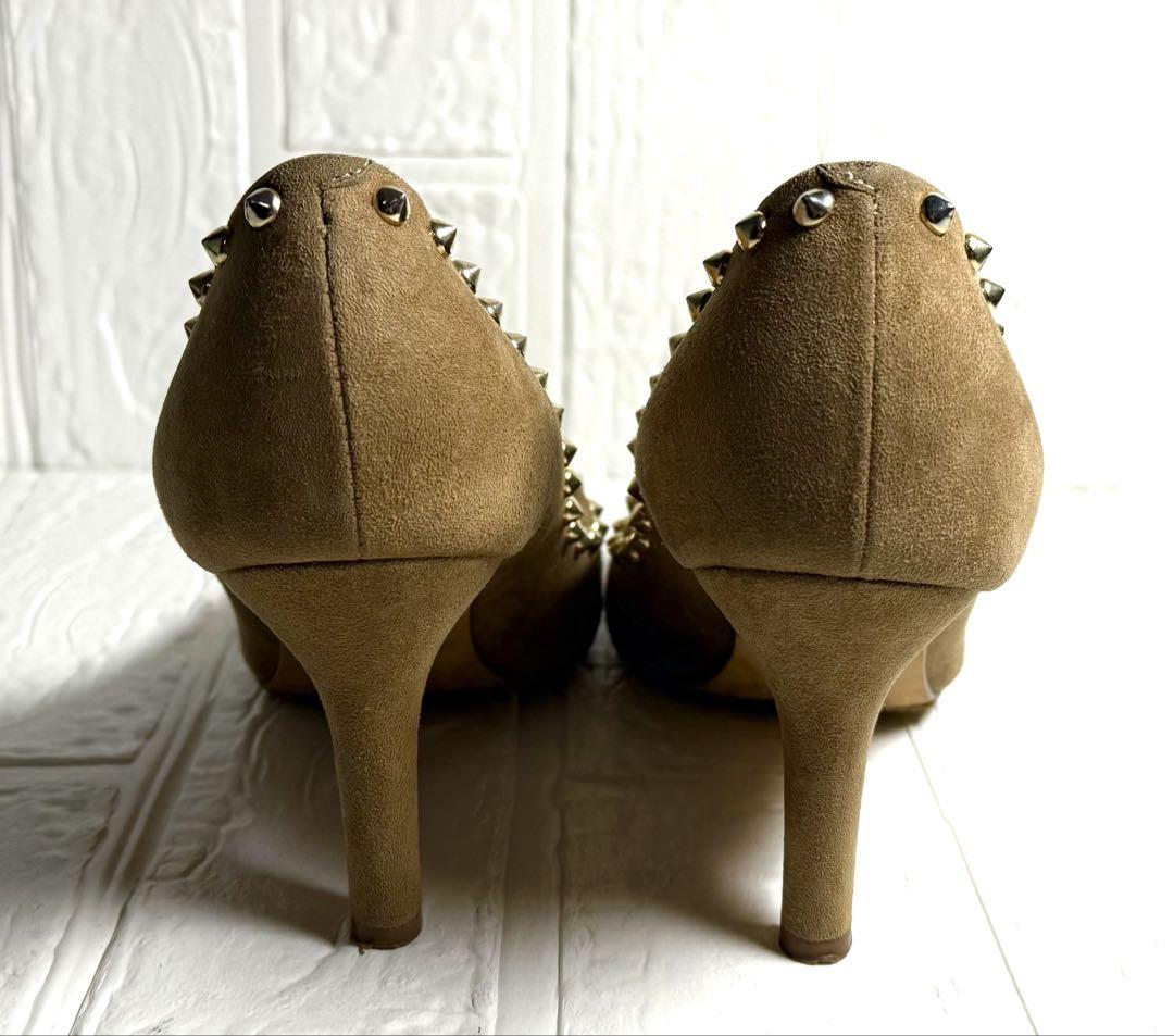 【美品】ペリーコ アンドレア スタッズスエードパンプス サイズ23.5㎝ Revival “ANDREA STUDS” | PELLICO｜ペリーコ