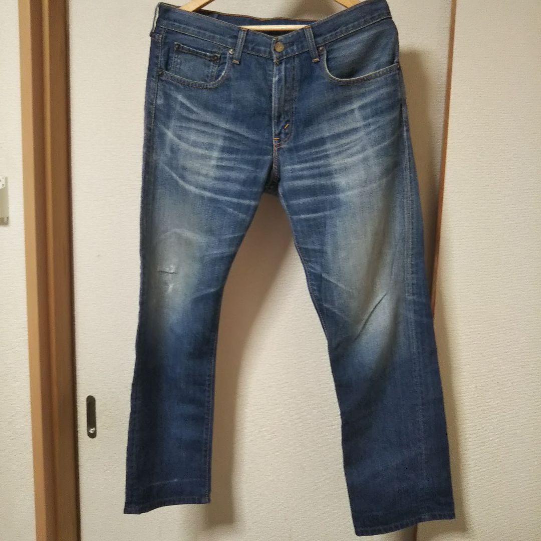 リーバイス Levi's 505 フィリピン製W33 髭色落ち ボタン 裏359