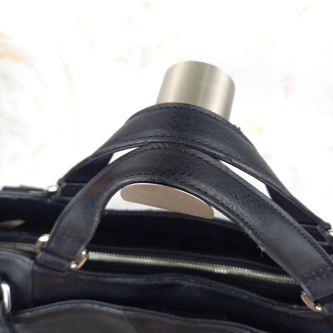 サマンサキングズ 2way ビジネスバッグ トートバッグ A4 シボ革 大容量