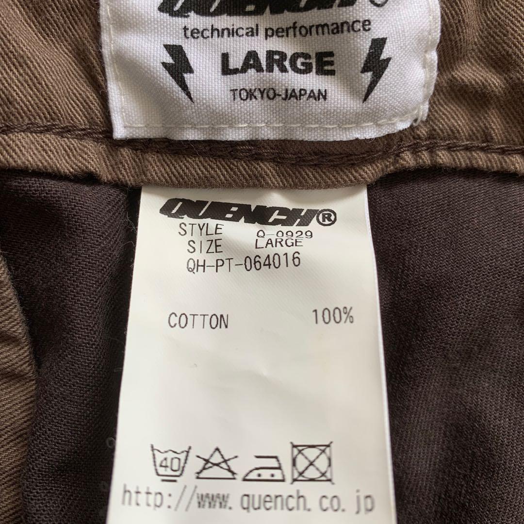 未使用 Lサイズ QUENCHLOUD チノパン チャコール
