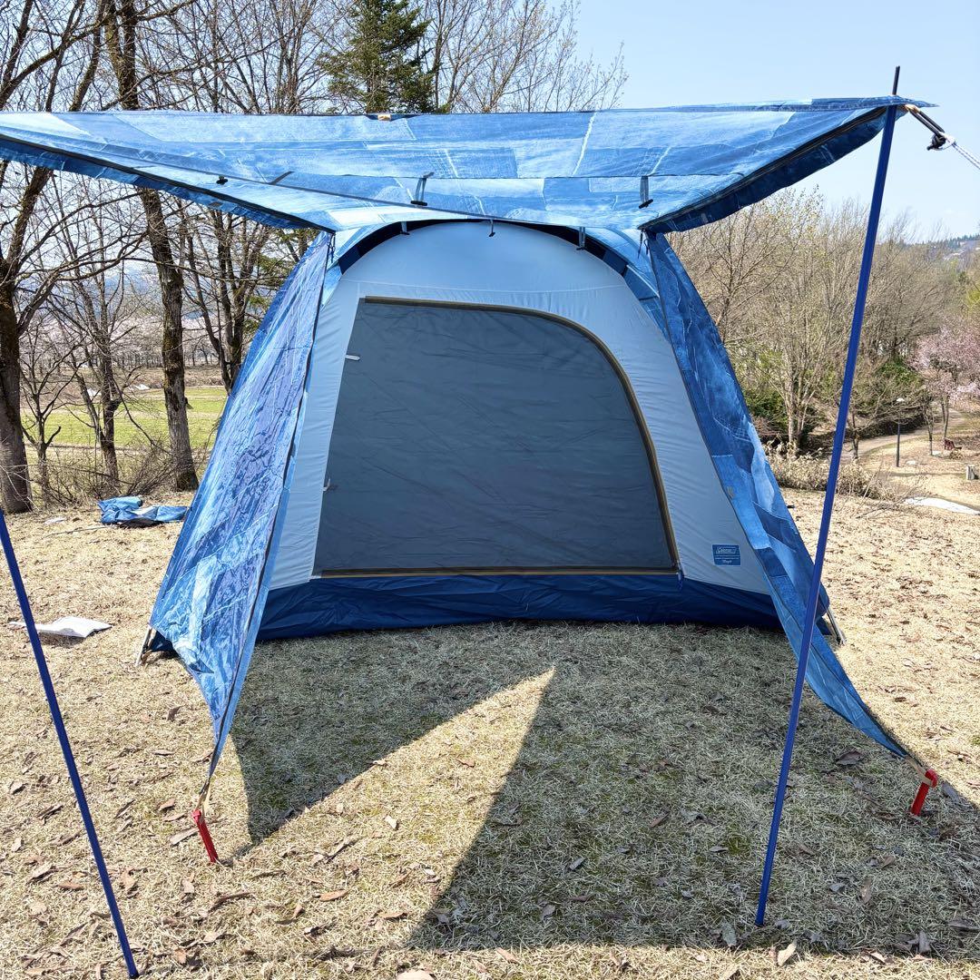 【美品】Coleman インディゴレーベル ILタフワイドドームIV/300