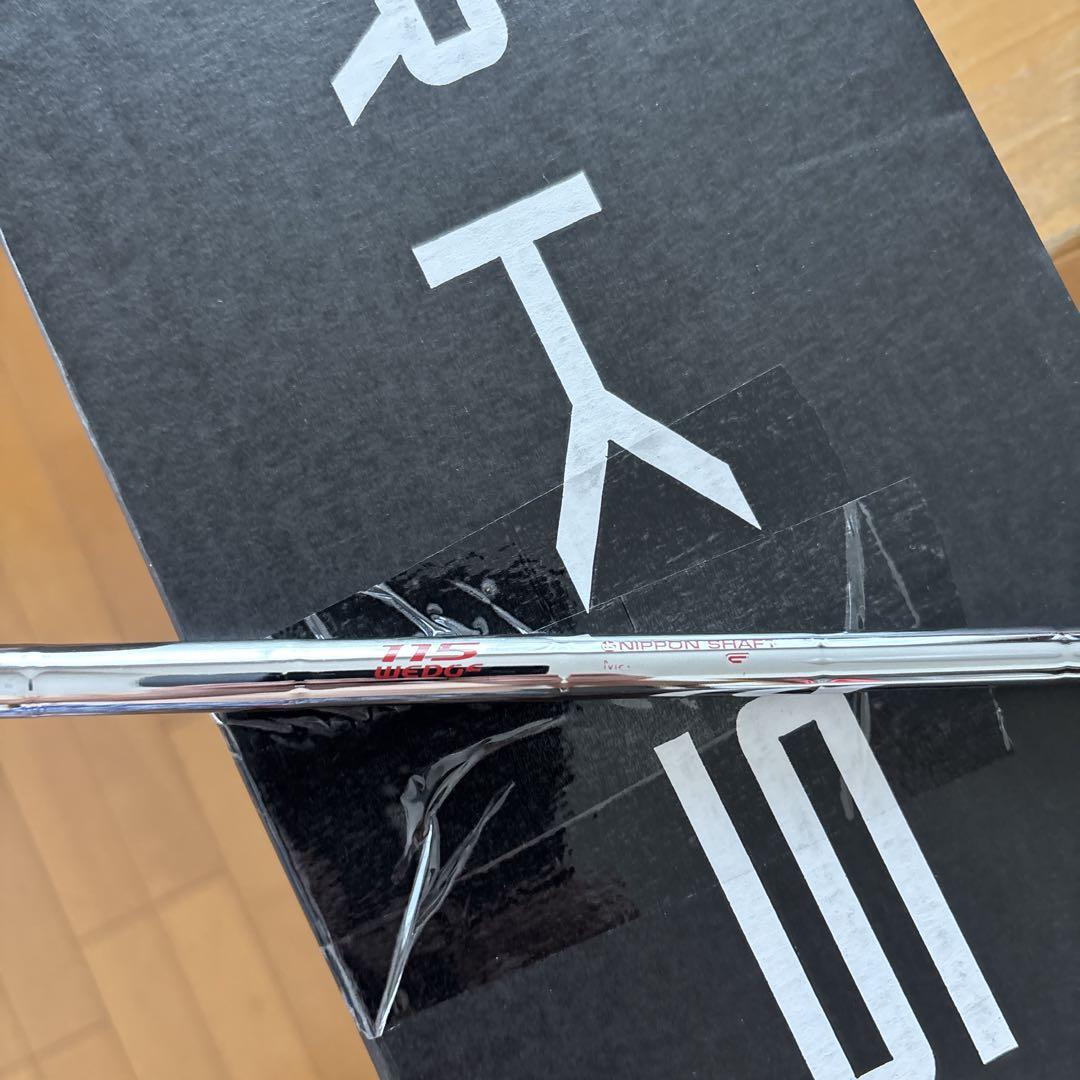 ボーケイsm10ノーメッキ ウェッジワークス3本セット【シャフトスパイン調整済】 ボーケイsm10ノーメッキ ウェッジワークス3本セット【シャフト