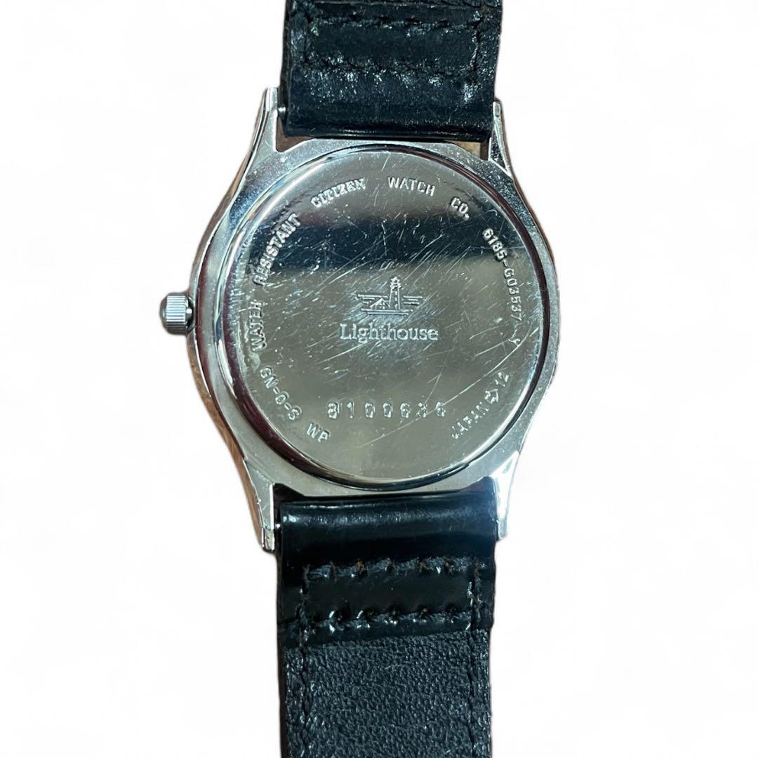 Lighthouse ムーンフェイズ クオーツ腕時計 CITIZEN 未稼働品