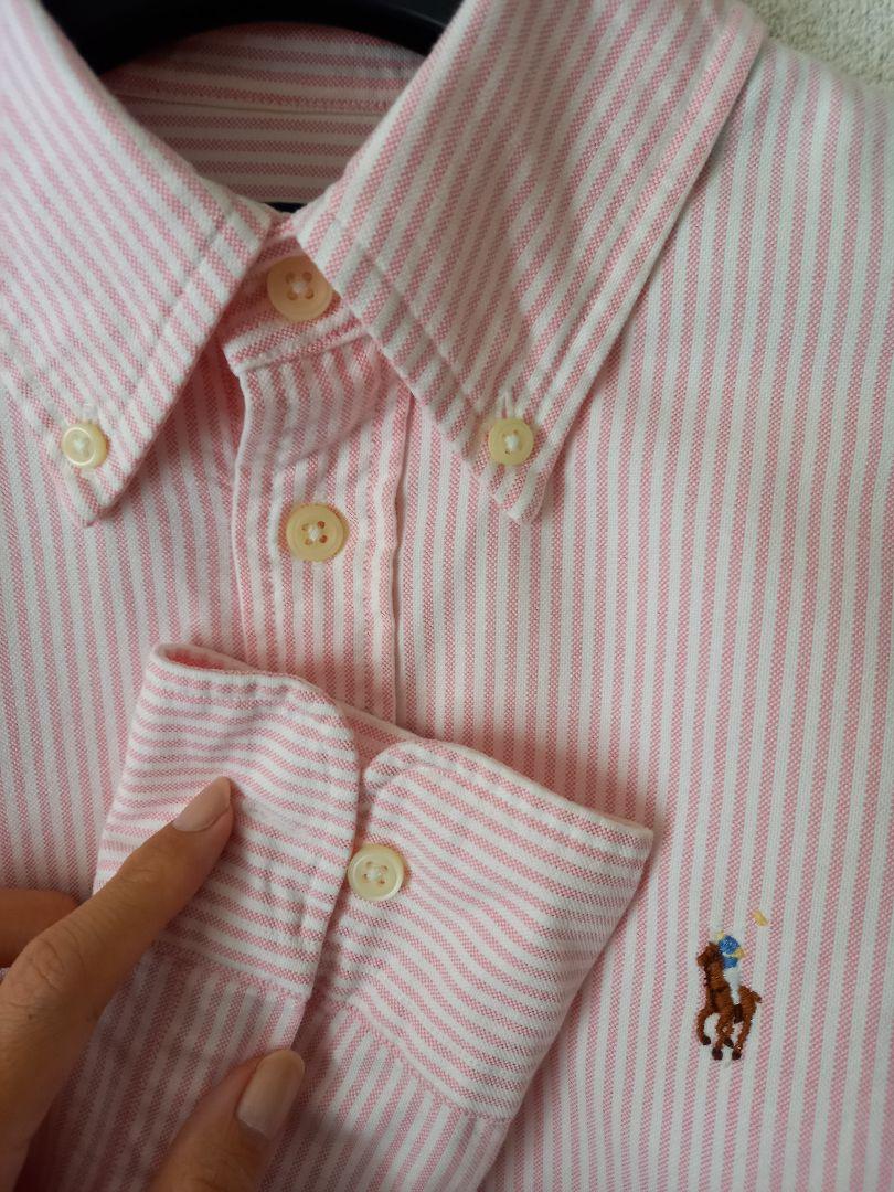 RALPHLAUREN　ラルフローレン　ブラウス　シャツ　定番　美品　ストライプ