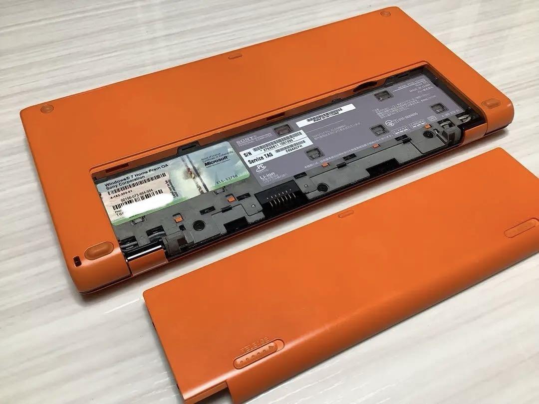 SONY VAIO Pシリーズ VPCP119KJ オレンジ　【ジャンク品】 VAIO Pシリーズ VPCP119KJ/D オレンジ SONY | インバースネット
