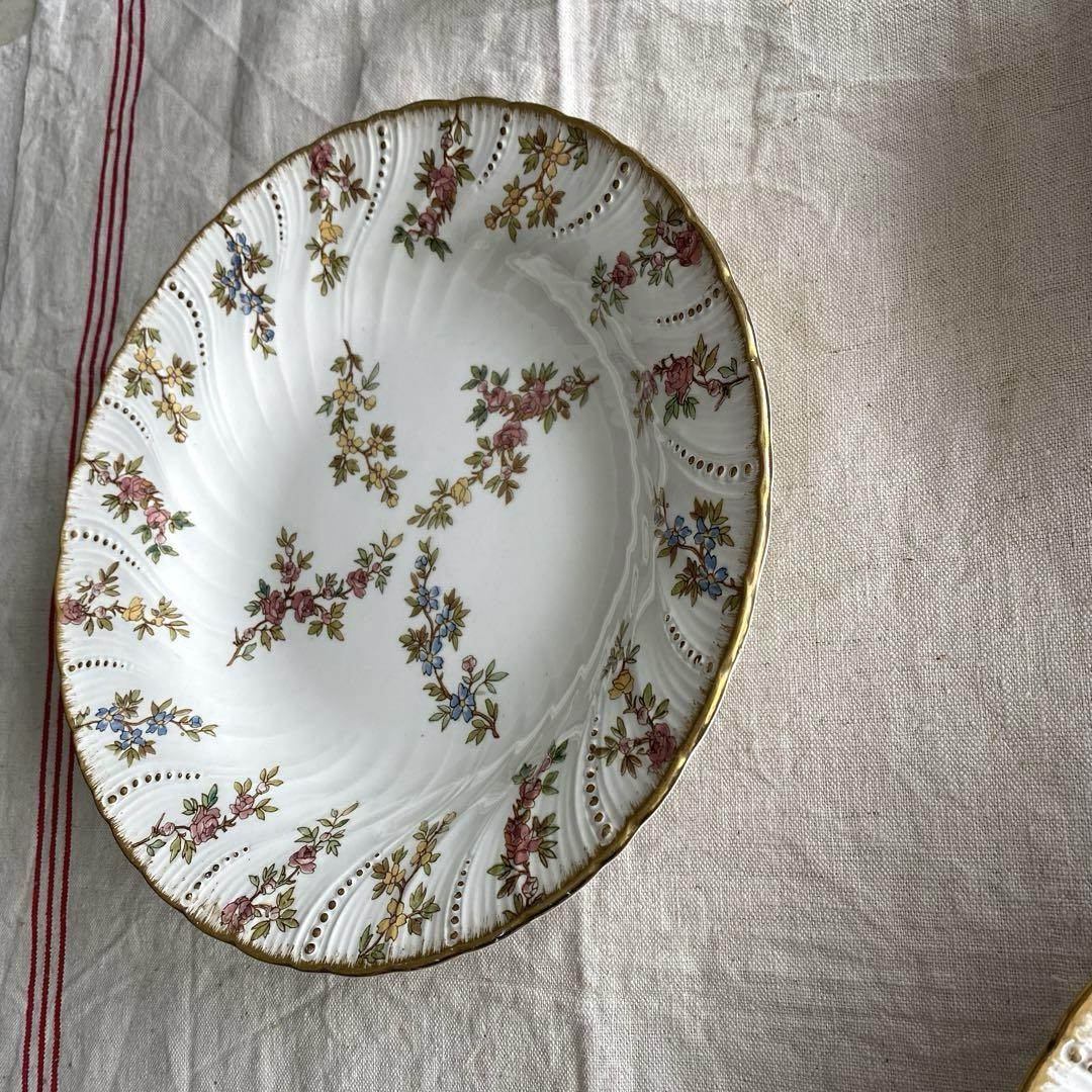 Sarreguemines　ルイ15世　深皿プレート　フランスアンティーク【C】