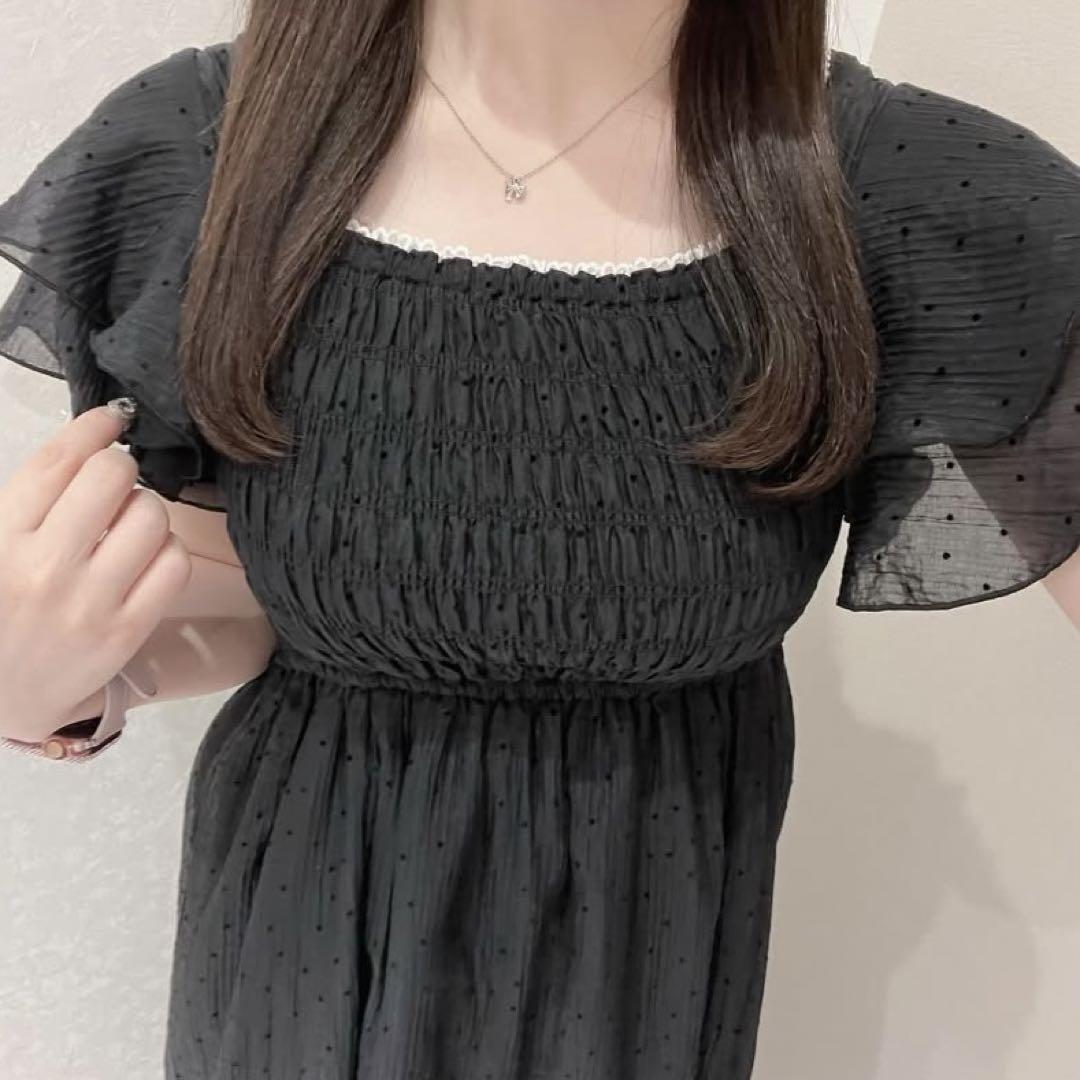 アンミール シアードット OP ワンピース anmille AnMILLE アンミール シアードットシャーリングOP - メルカリ