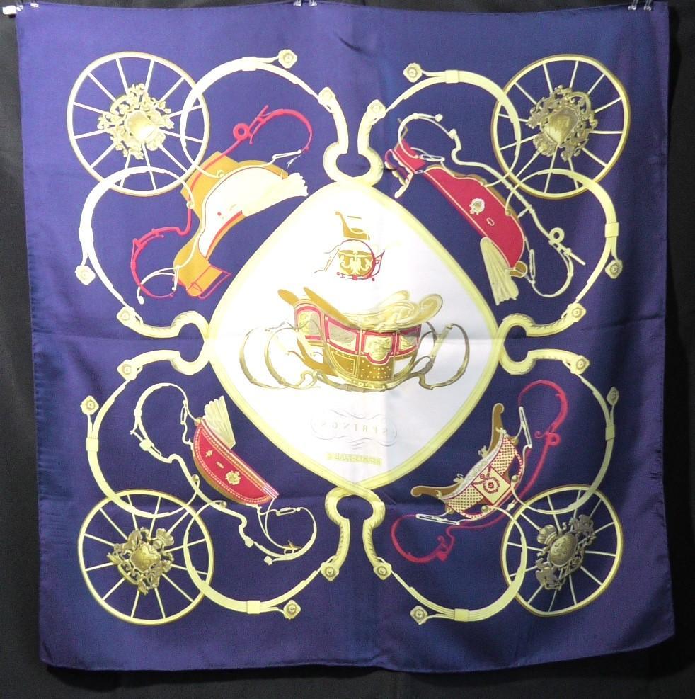 HERMES エルメス　大判スカーフ　カレ90　 D214