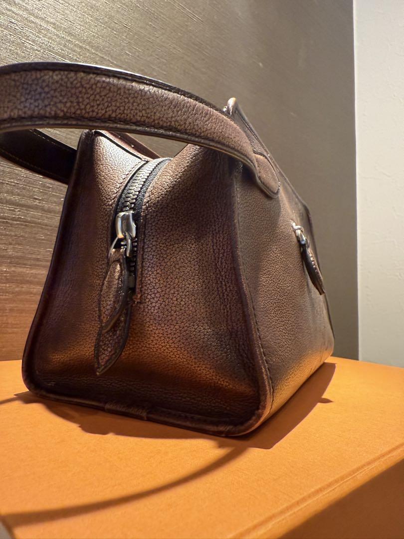 特注40万 BERLUTI モーニング スクリットソフトレザー セカンドバッグ