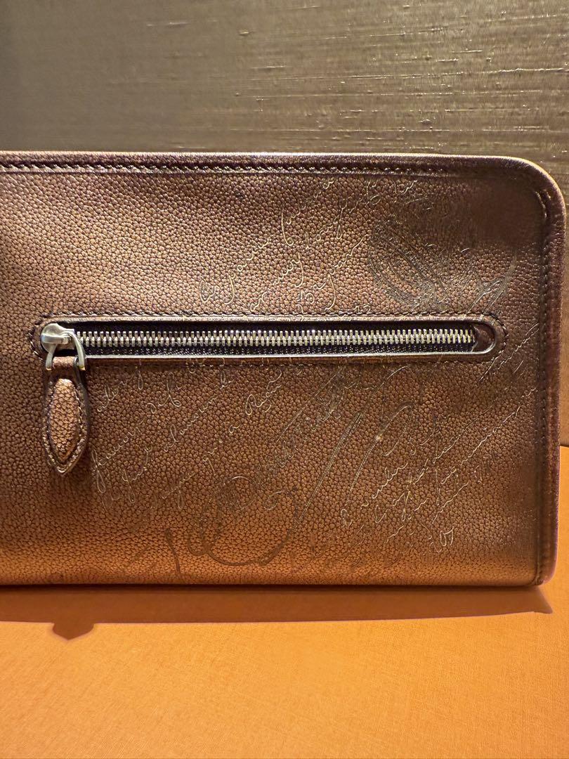 特注40万 BERLUTI モーニング スクリットソフトレザー セカンドバッグ