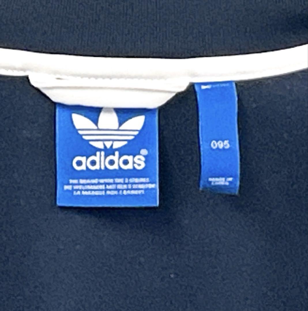 アディダス トラックジャケット ポリ 紺赤 M adidas