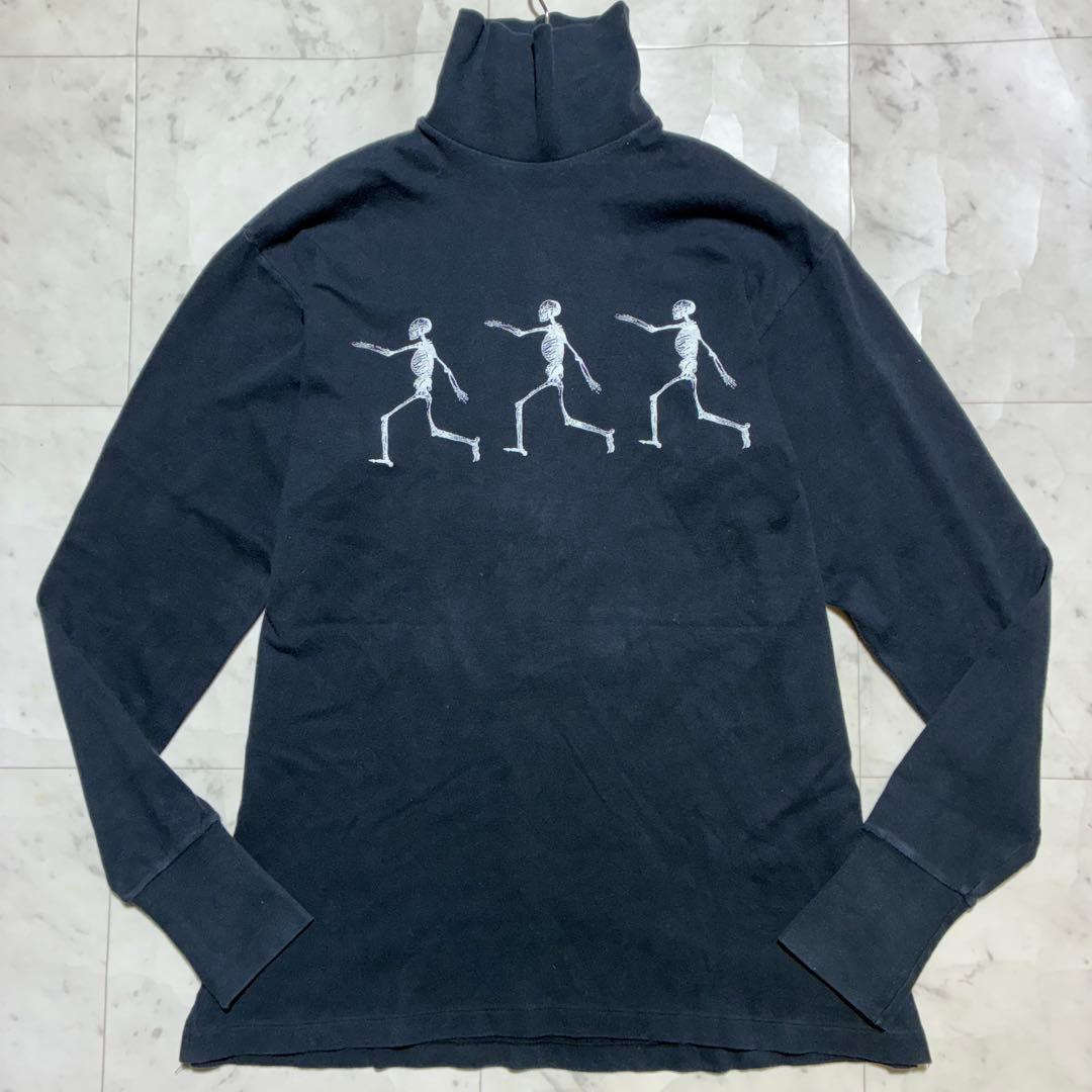 !!! ヨウジヤマモト マリオネット期 骸骨プリント XLサイズ相当XL(LL)・Yohji Yamamoto