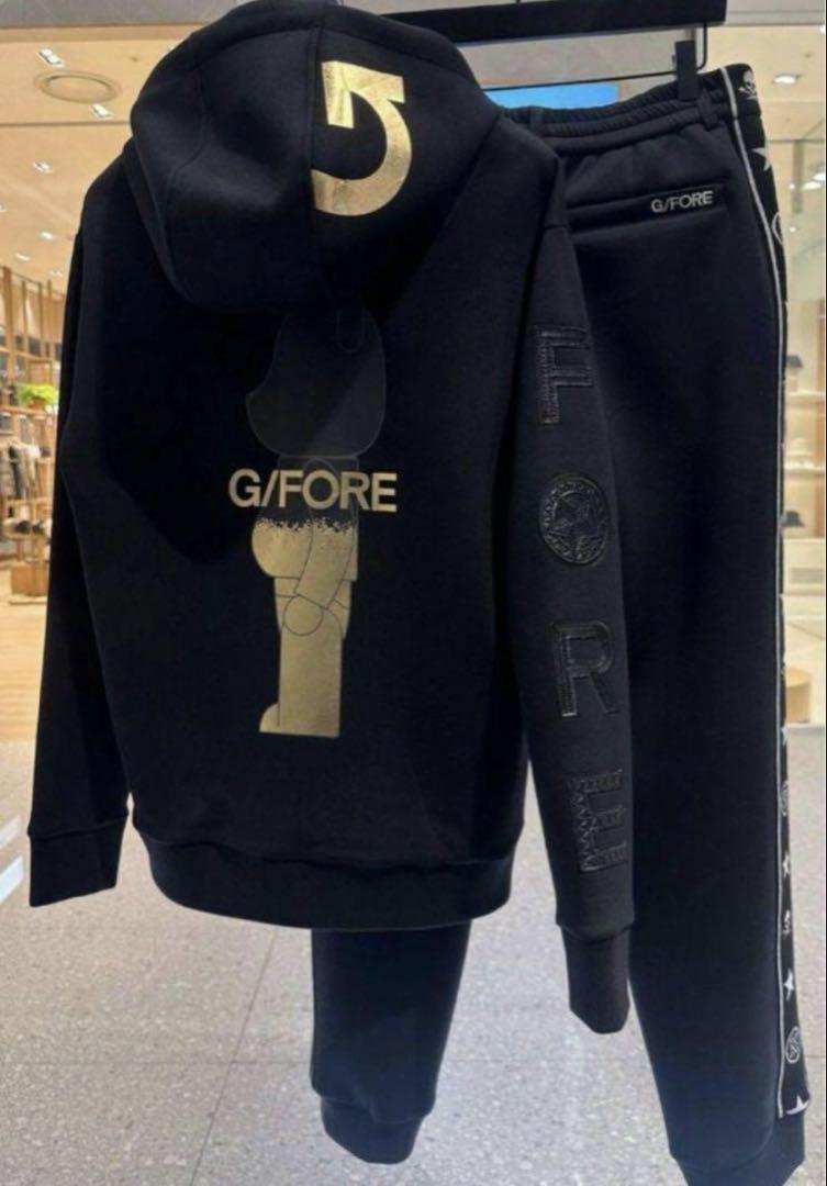 G/FORE 新作 ジーフォアゴルフメンズ パーカー 長袖 パンツ 2点セット