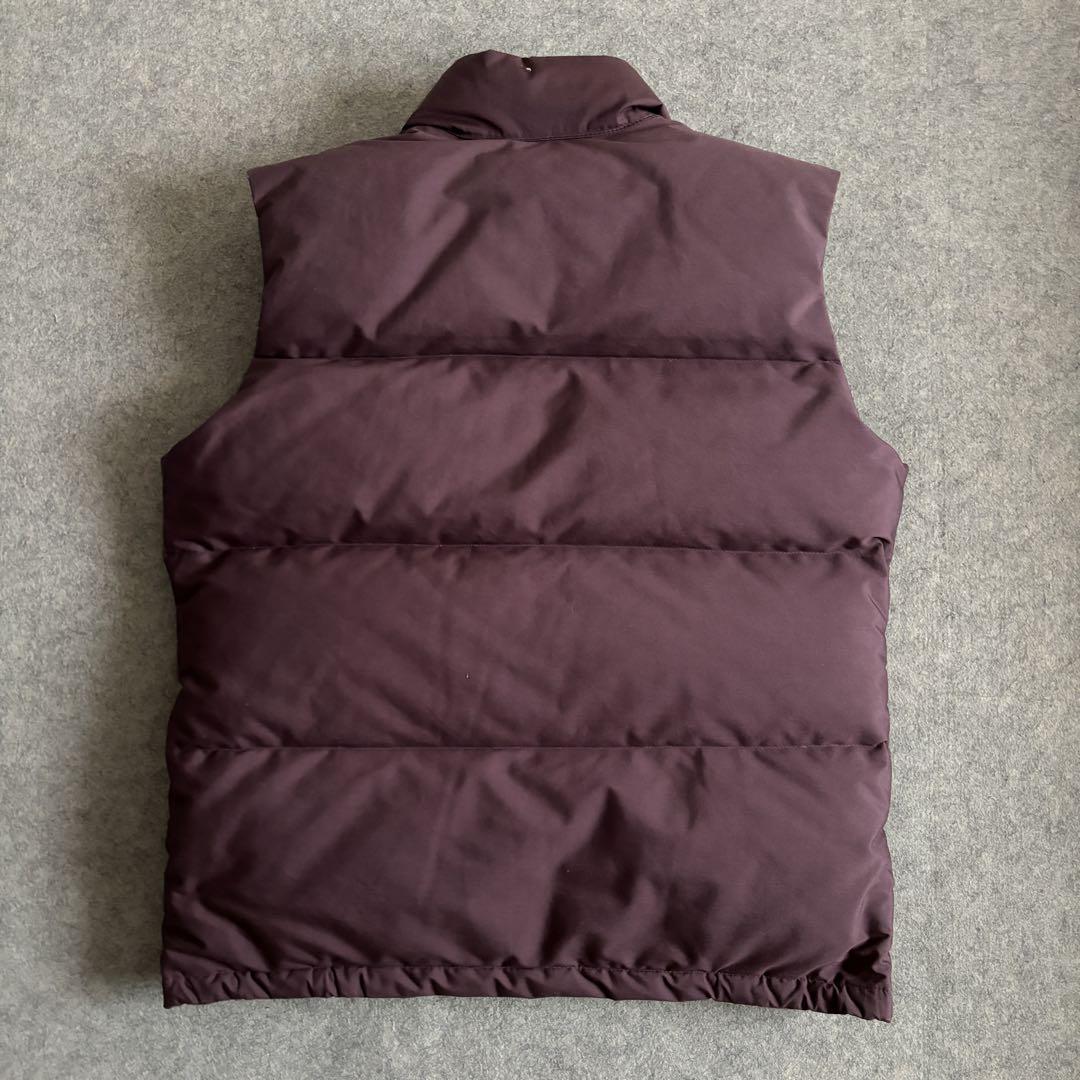 希少カラー THE NORTH FACE 茶タグ ダウンベスト 黒ラッカーボタン 80's NORTH FACE ダウンベスト 