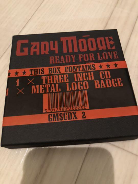ゲイリームーア　限定Box メタルロゴバッジ　3inchCD GaryMoore