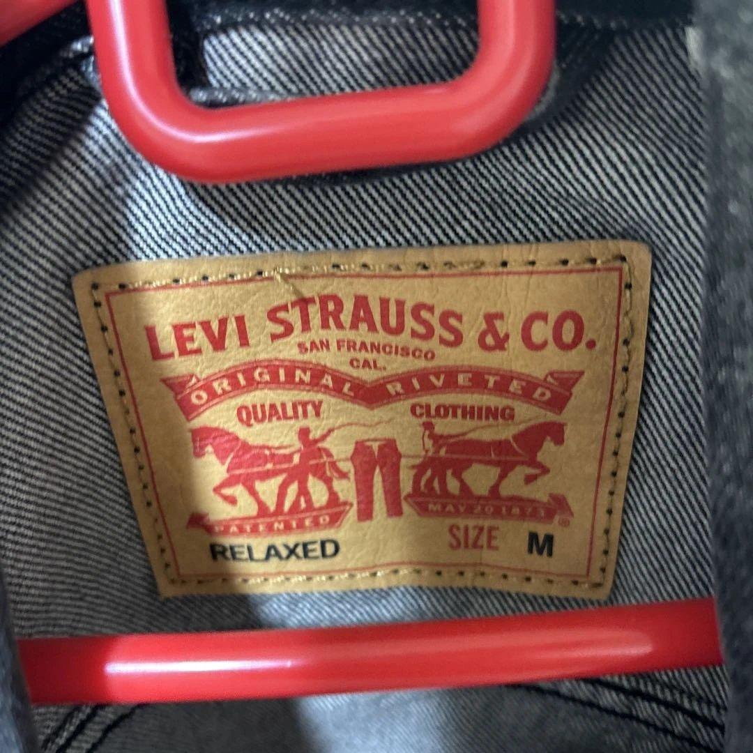 Levi'sブラックデニムジャケット M Levi'sブラックデニムジャケット M